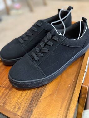 Art class Black Kids Canvas Sneakers